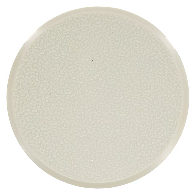 Tope de puerta protector de pared RELIABILT de 3-1/4 in en color almendra