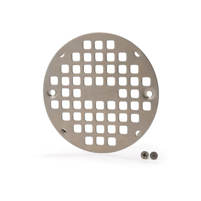 Oatey 5-in Screw-In Round Stainless Steel Strainer