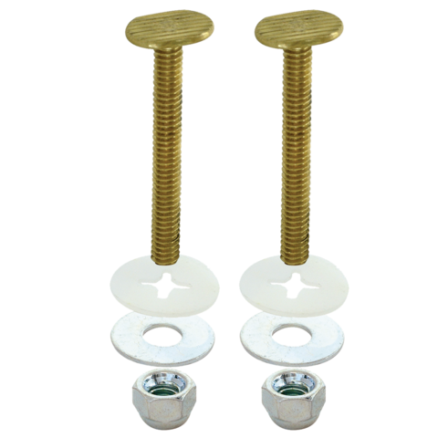 EZ-FLO Toilettenschrankschrauben Messing 1/4 Zoll x 3-1/2 Zoll