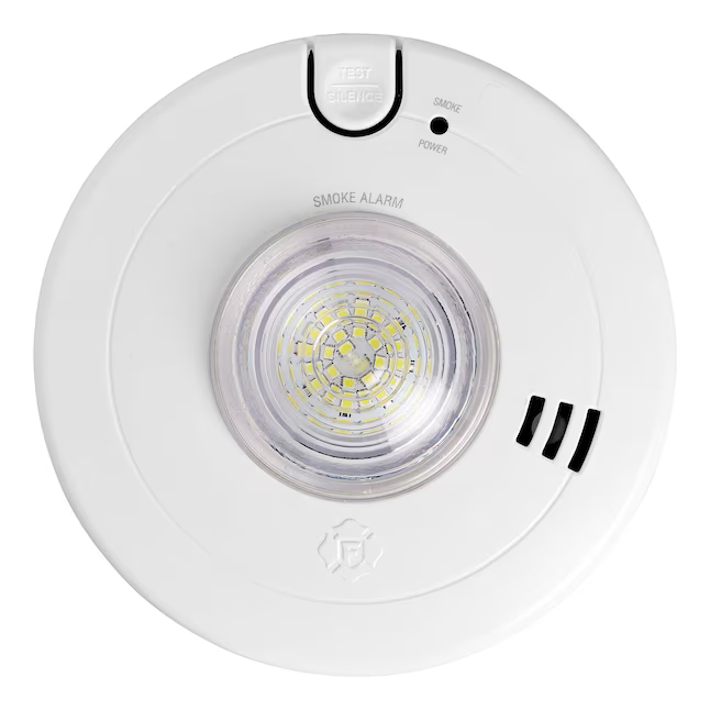 First Alert BRK 10-Year Battery Hardwired (with Battery Back-up) Photoelectric Smoke Detector