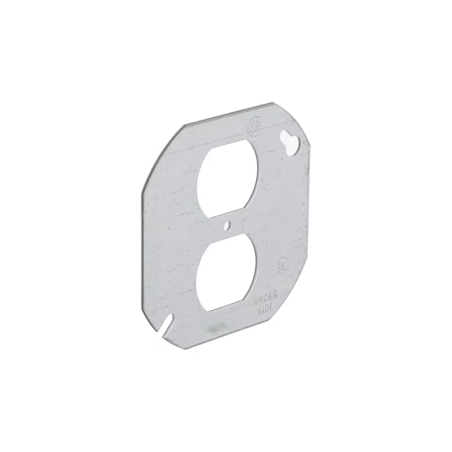 Hubbell Rund Silberfarben Metall