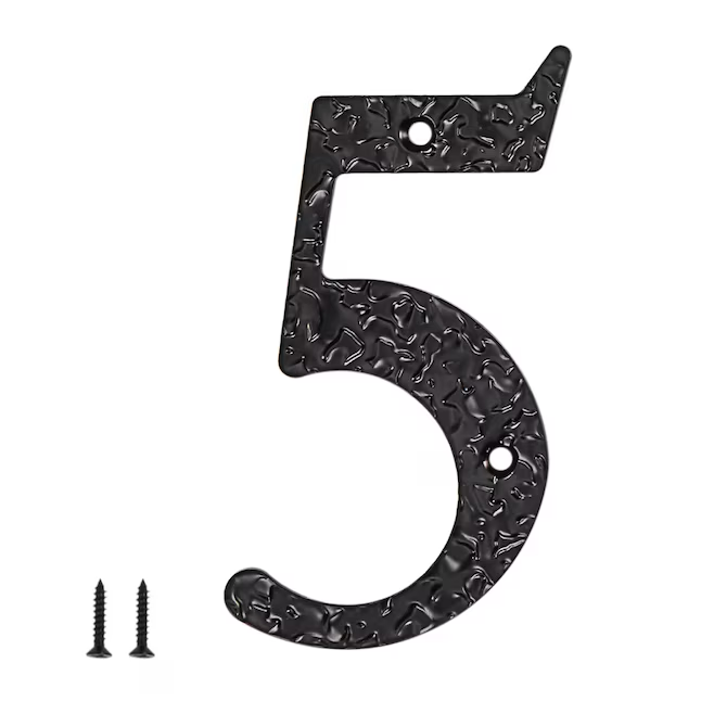 Número negro RELIABILT de 5 pulgadas
