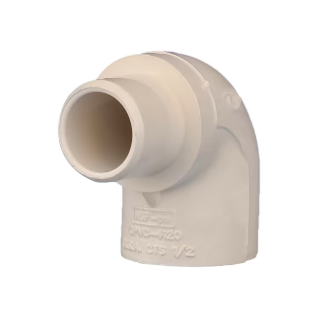 Codo de calle de CPVC de 90 grados de 3/4 pulgadas Charlotte Pipe
