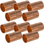 Acoplamiento de presión de cobre SABER SELECT de 1/2 pulg. C x 1/2 pulg. C con tope enrollado