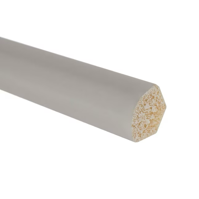 Inteplast Group Building Products Viertelkreis-Formteil aus Polystyrol mit klassischer Oberfläche, 9/16 Zoll x 8 Fuß