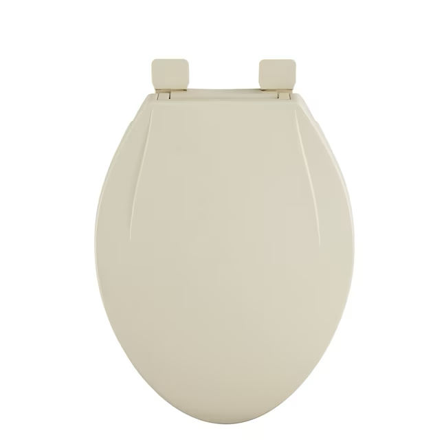 American Standard MightyTuff Plastic Bone Elongated Soft Close Toilet Seat