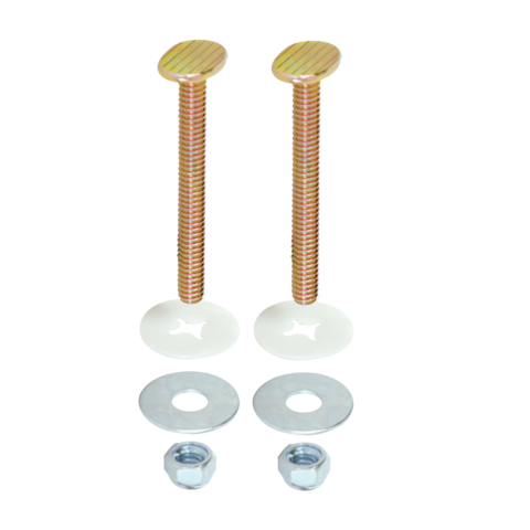 EZ-FLO 1/4 Zoll x 1-1/2 Zoll Schrankbolzen-Set – vermessingte Bolzen – Paar