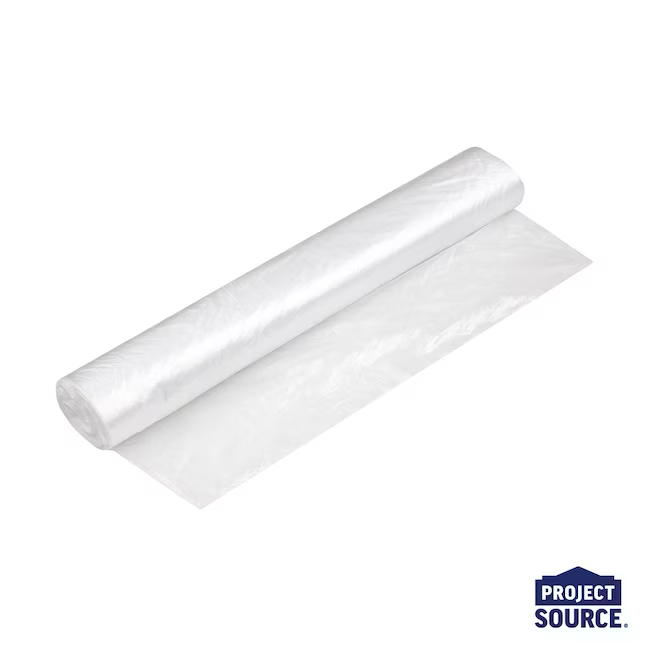 Project Source 9-ft x 400-ft Clear 0.5-mil Plastic Sheeting (Light-duty (up To 1 Mil)
