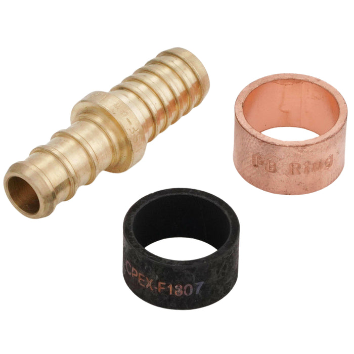 SharkBite 3/8 Zoll Messing-Crimp-Polybutylen-Adapter