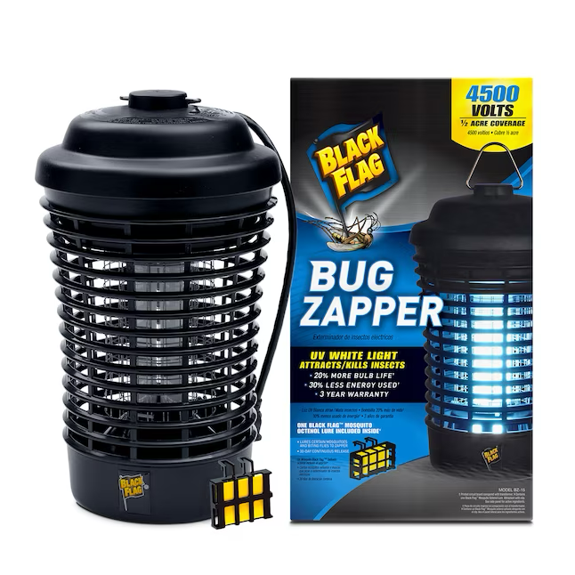 BLACK FLAG 15-Watt Bug Zapper Outdoor Insect Trap