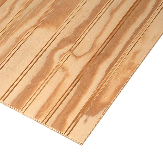 Plytanium Ply-Bead Natur/Sägerau 0,3437 Zoll x 48 Zoll x 96 Zoll SYP Sperrholzplattenverkleidung 