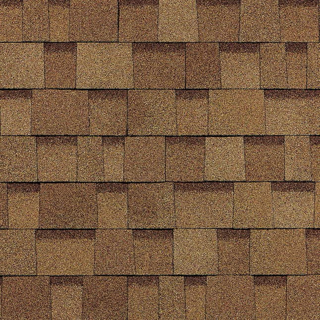 Owens Corning Oakridge Dachschindeln in Desert Tan, algenresistent und architektonisch gestaltet (32,8 sq ft pro Bündel)