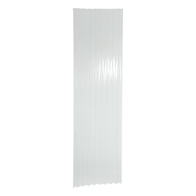 AmeriLux International CoverLite 2.16-Feet x 8-Feet Corrugated Clear Polycarbonate plastic Roof Panel