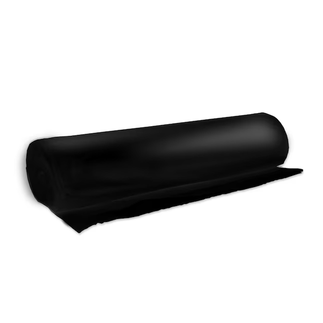 Project Source 10-ft x 25-ft Black 6-mil Construction Film (Professional (6+ Mil)