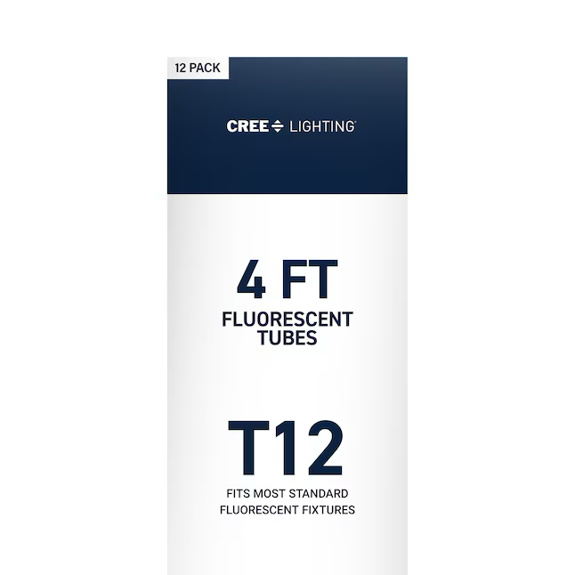 Cree Lighting 40 -Watt EQ T12 Daylight Medium bi-pin base G13 Fluorescent Tube Light Bulb 12 -Pack