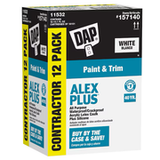 DAP Alex Plus Paintable Latex Caulk (10.1oz, White)