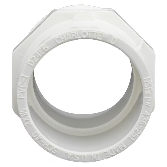 Charlotte Pipe 2-in x 1-1/2-in Schedule 40 PVC Reducing Male Adapter