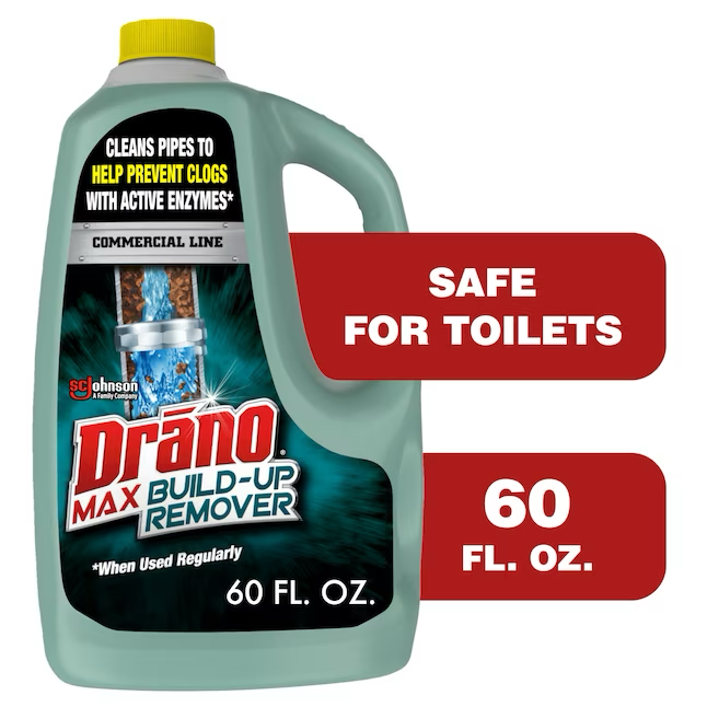 Drano Max Build-Up Remover Commercial Line 60-fl oz Drain Cleaner