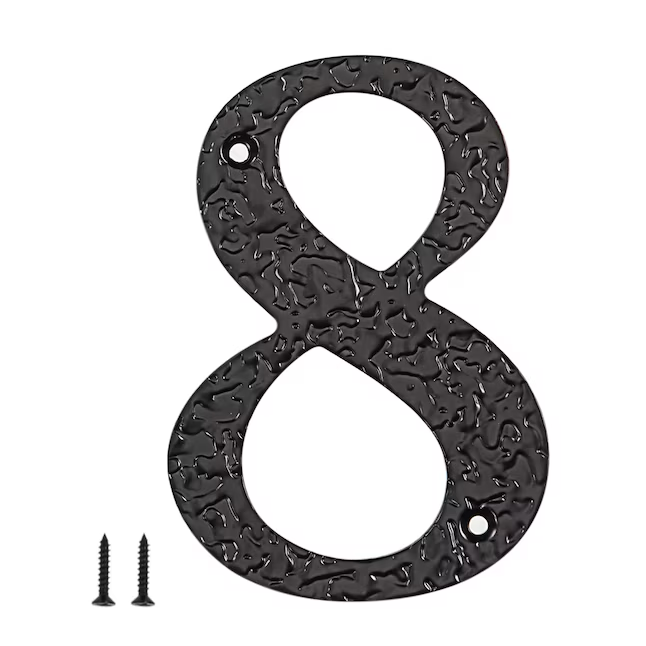 Número negro RELIABILT de 5 pulgadas
