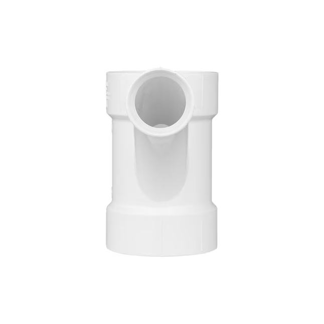 Charlotte Pipe 4-in x 4-in x 2-in PVC DWV Reducing Combo Wye