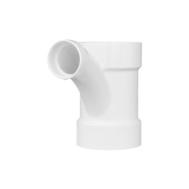 Charlotte Pipe 4-in x 4-in x 3-in 45-Degree PVC DWV Reducing Combo Wye