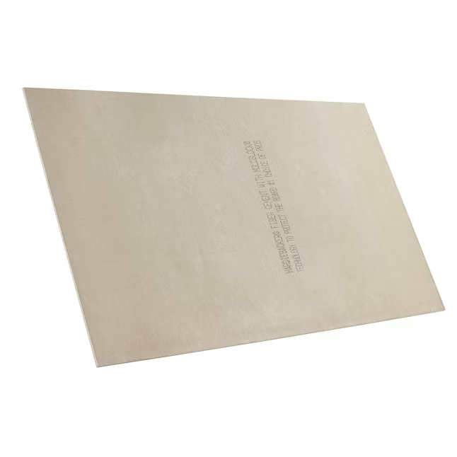 James Hardie HardieBacker 3-ft x 5-ft x 1/2-in Water Resistant Fiber Cement Backer Board