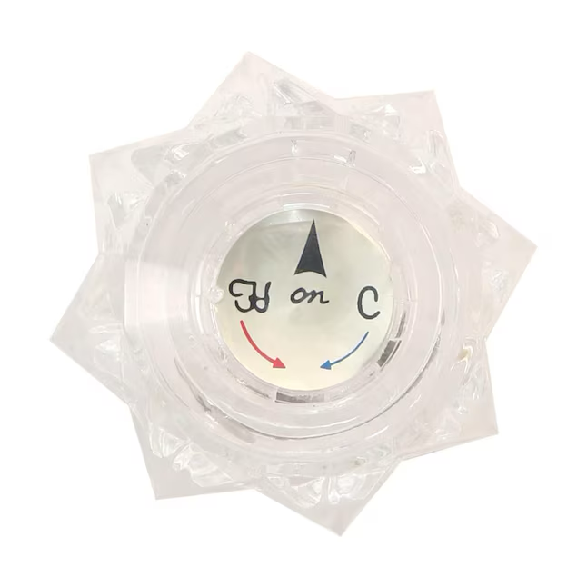 Danco Clear Acrylic 1-Handle Knob Shower Faucet Handle