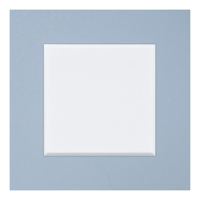Tope de puerta protector de pared blanco RELIABILT de 4 pulgadas