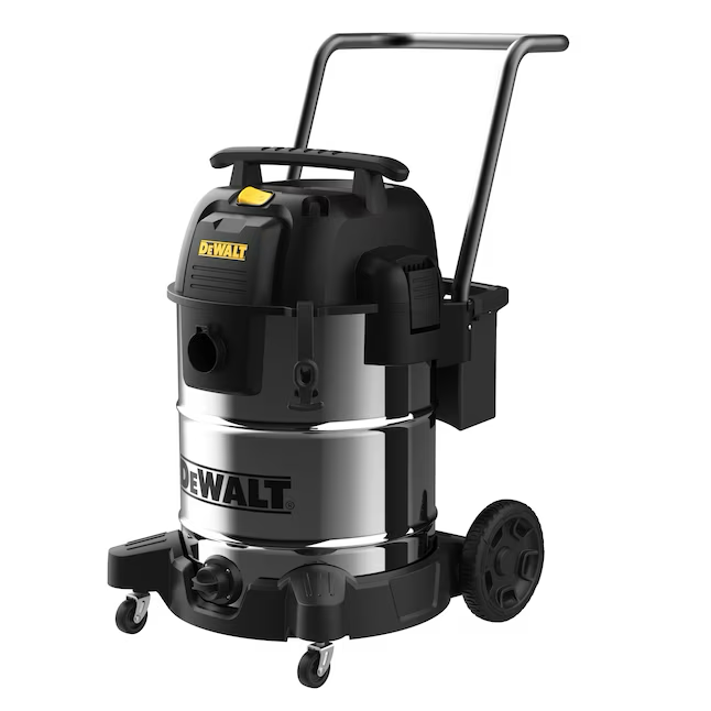 DEWALT Aspiradora para taller en seco/mojado con cable de 16 galones y 6,5 HP con accesorios incluidos 