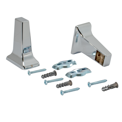 EZ-FLO Handtuchhalterhalterungen – Chrom (3/4 Zoll verdeckte Schraube)
