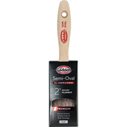 Glidden 2 in. Semi-Oval Flat Paint Brush