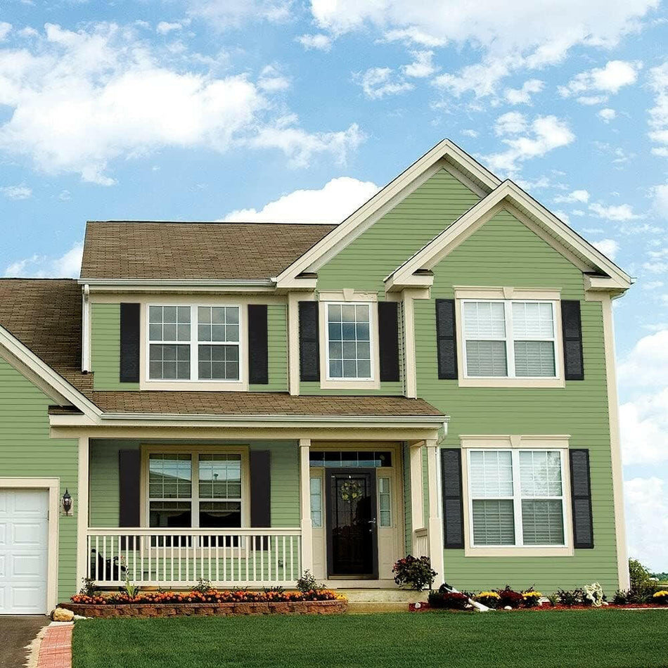 Glidden Total Exterior Paint &amp; Primer Seidenmatt, Luscious Lime