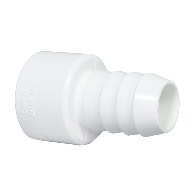 Charlotte Pipe Inserto de PVC cédula 40 de 1 pulgada x adaptador de enchufe para agua potable