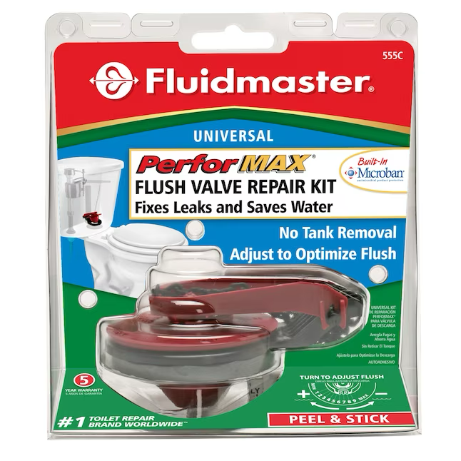 Fluidmaster PerforMAX 2-Zoll-Reparatursatz für Toilettenklappen aus Kunststoff