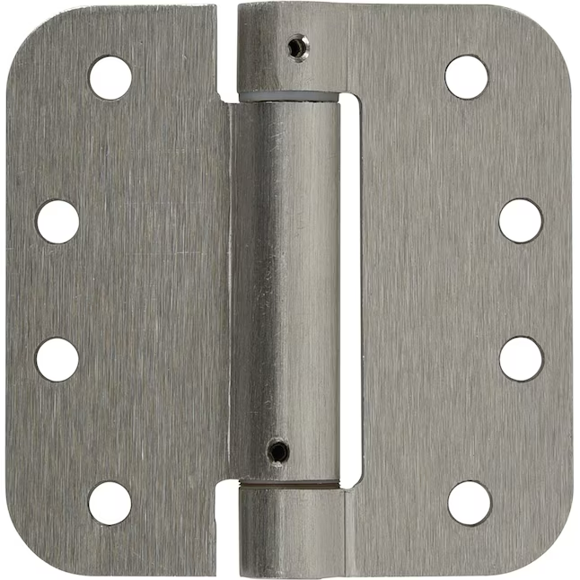 RELIABILT Innentürscharnier, 4 Zoll H x 5/8 Zoll Radius, Satin-Nickel-Feder