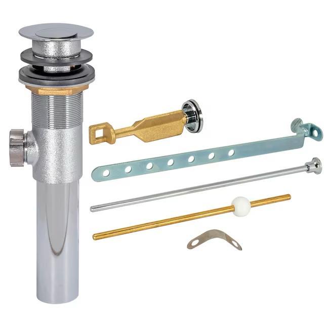 Kit de drenaje emergente para fregadero de baño cromado EZ-FLO