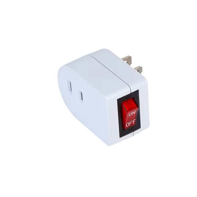 Projektquellenadapter 15 Ampere 2-adrig Einzel-auf-Einzel-Weiß-Basisstandardadapter