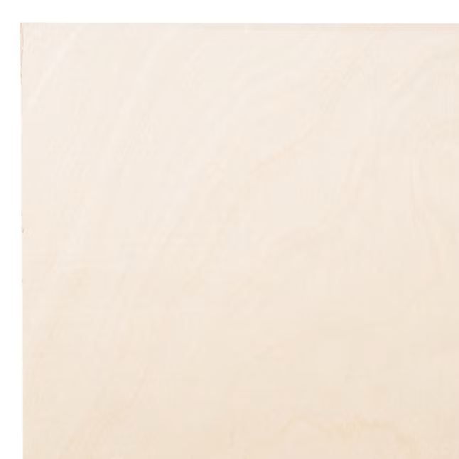 Madera contrachapada lijada de madera blanca de 3/4 pulgadas x 4 pies x 8 pies