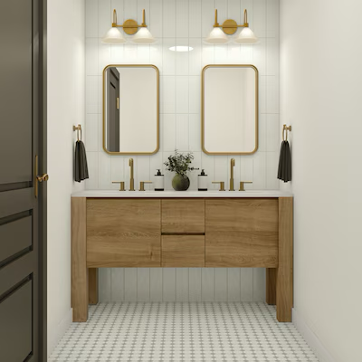 Daltile Core Classic True White 4-in x 12-in Glossy Ceramic Subway Wall Tile ( 0.38-sq ft / Piece )