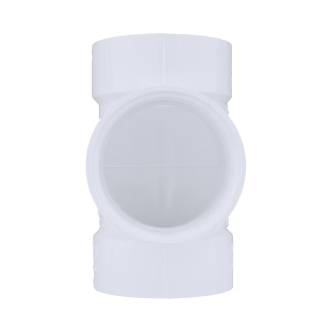 Charlotte Pipe 3-Zoll-PVC-DWV-Spülreinigungs-T-Stück