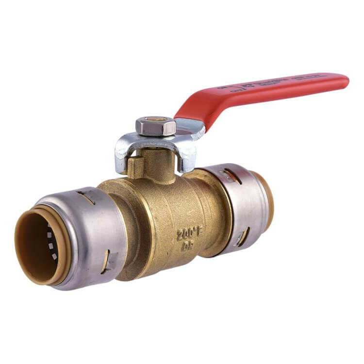 SharkBite Max Ball Valve 3/4 in. Push-Fit x 3/4 in. Push-Fit