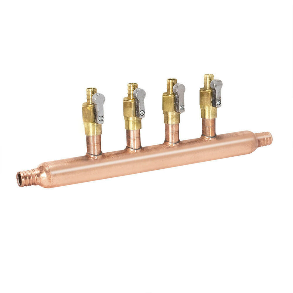 Sioux Chief Copper F1807 Offenes Verteilersystem (4 Anschlüsse)