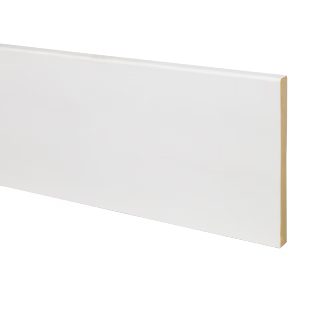 RELIABILT Moldura de zócalo MDF 3214 imprimada Craftsman de 15/32 pulgadas x 4-1/2 pulgadas x 12 pies