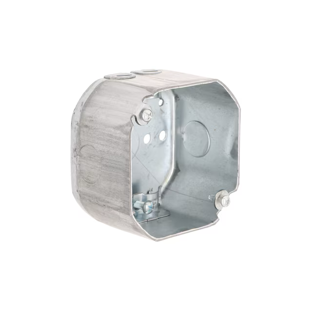 Hubbell RACO Achteck-Elektroverteilerdose aus verzinktem Stahl für Neu- und Altbau