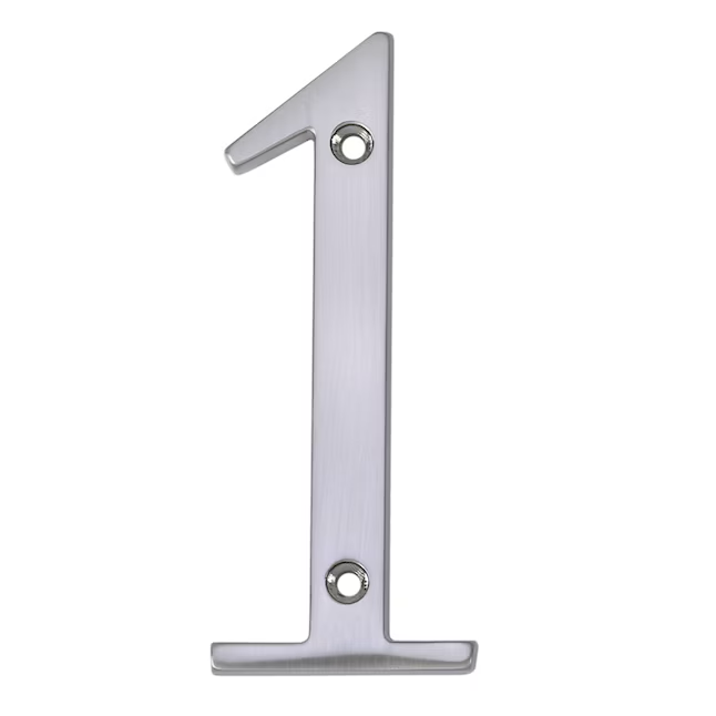 RELIABILT 4-in Satin Nickel Number