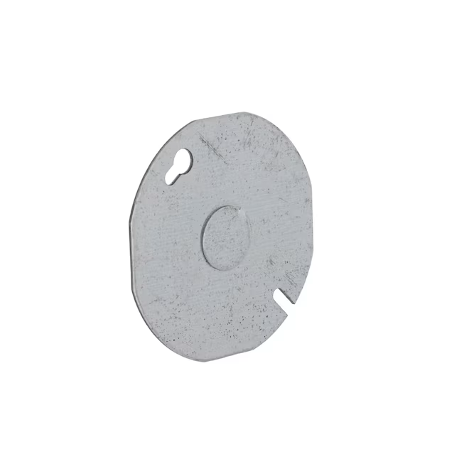 Hubbell rundes graues Metall