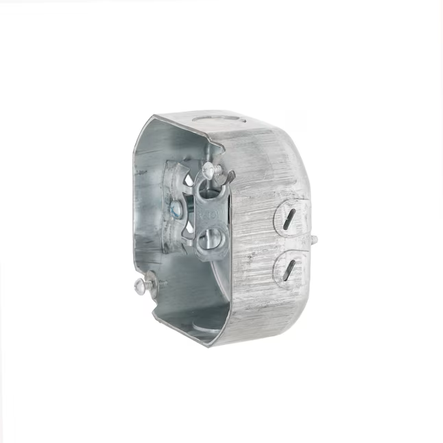 Hubbell RACO Achteck-Elektro-Verteilerdose aus verzinktem Stahl für Neu- und Bestandswände