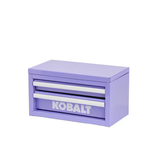 Caja de herramientas de acero con dos cajones Kobalt Mini de 10,83 pulgadas
