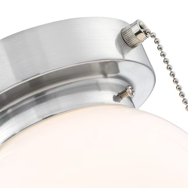 Project Source 1 -Light 5.78-in Brushed Nickel Flush Mount Light