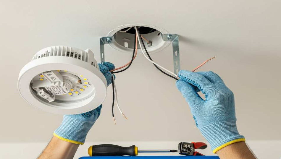 Interior Ceiling Lighting Installation